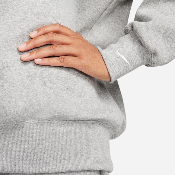 EUC Nike Grey phoenix neck sweatshirt XS oversized - Picture 3 of 5